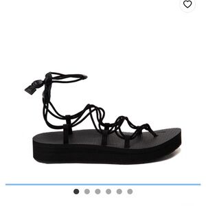 Womens Teva Midform Infinity Sandal - Black